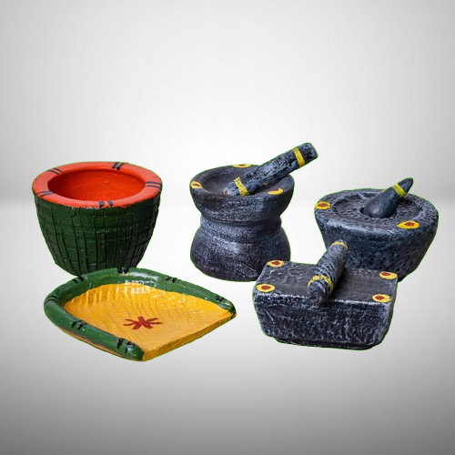 Clay Choppu Set Hand-Painted