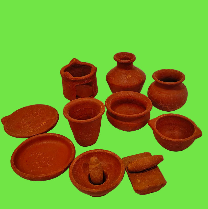 Handcrafted Terracotta Choppu Set