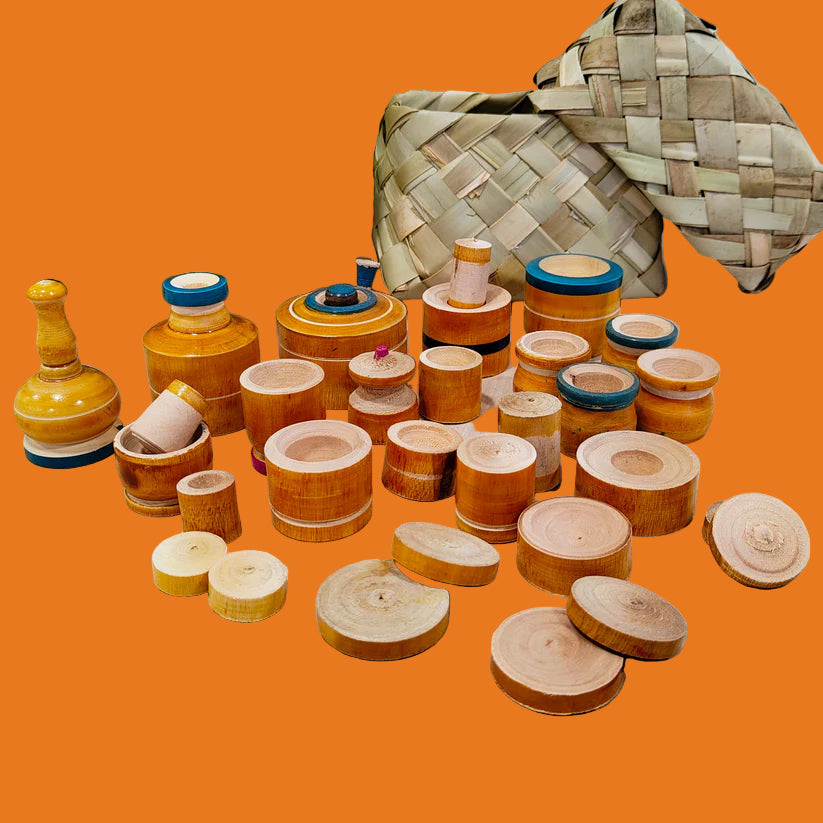 Heritage Wooden Choppu Set – Kitchen Play Set