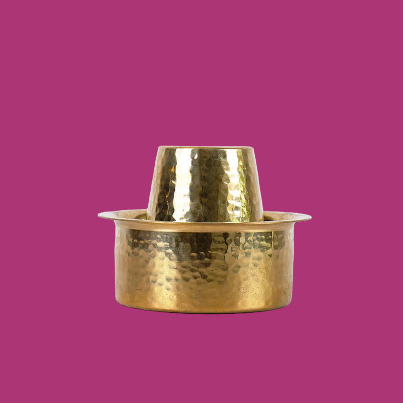 Heritage Brass Davara & Tumbler – Large Size