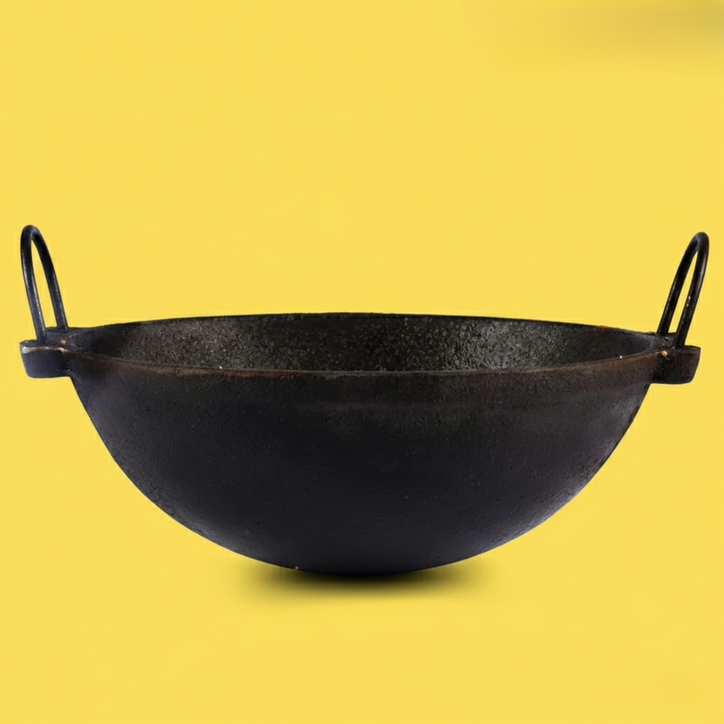 Cast Iron Kadai - Naturally Seasoned