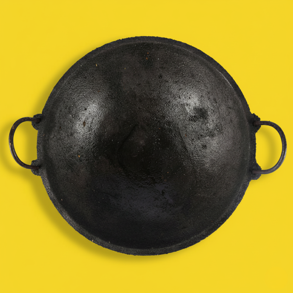 Cast Iron Kadai - Naturally Seasoned