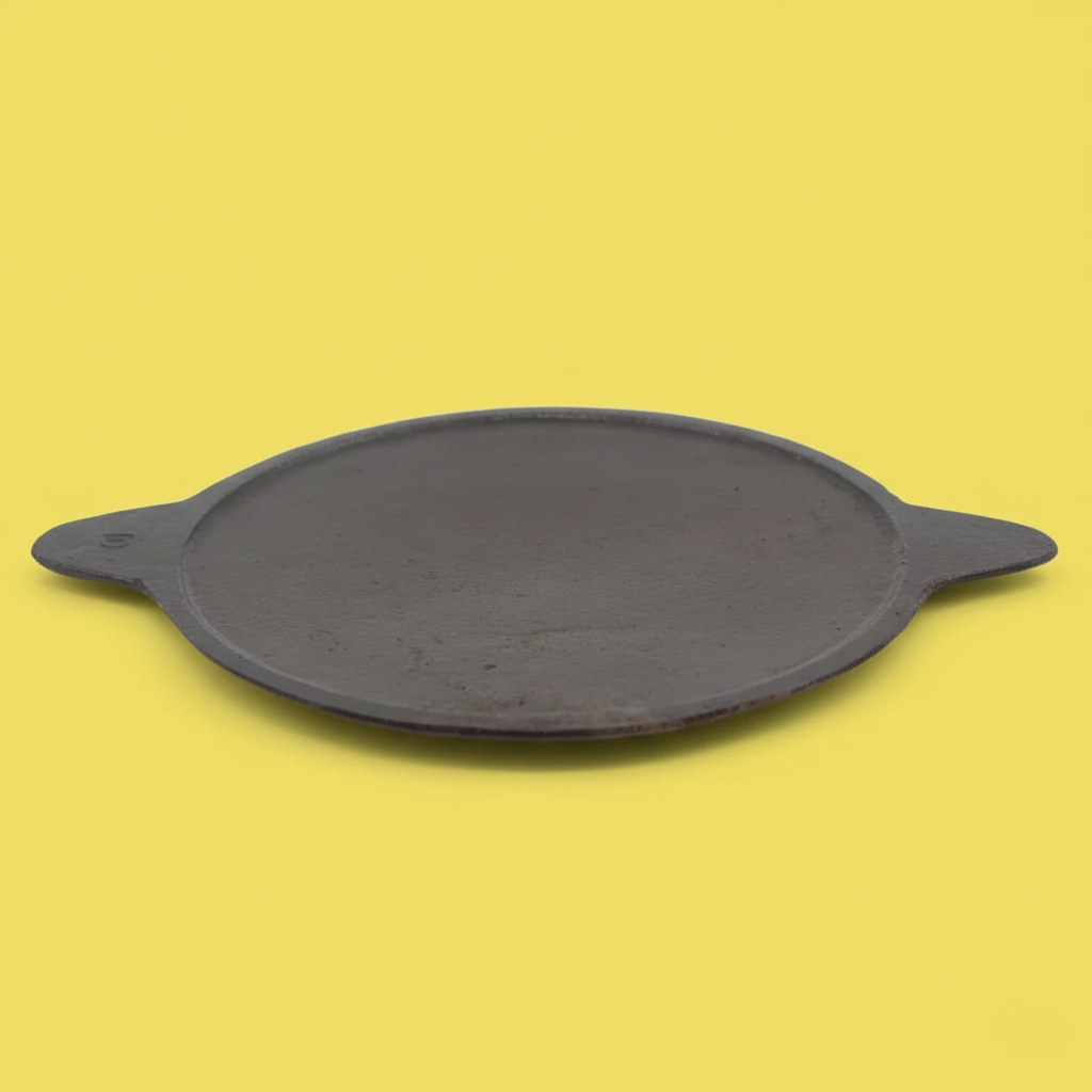 Cast Iron Concave Tawa – Naturally Seasoned
