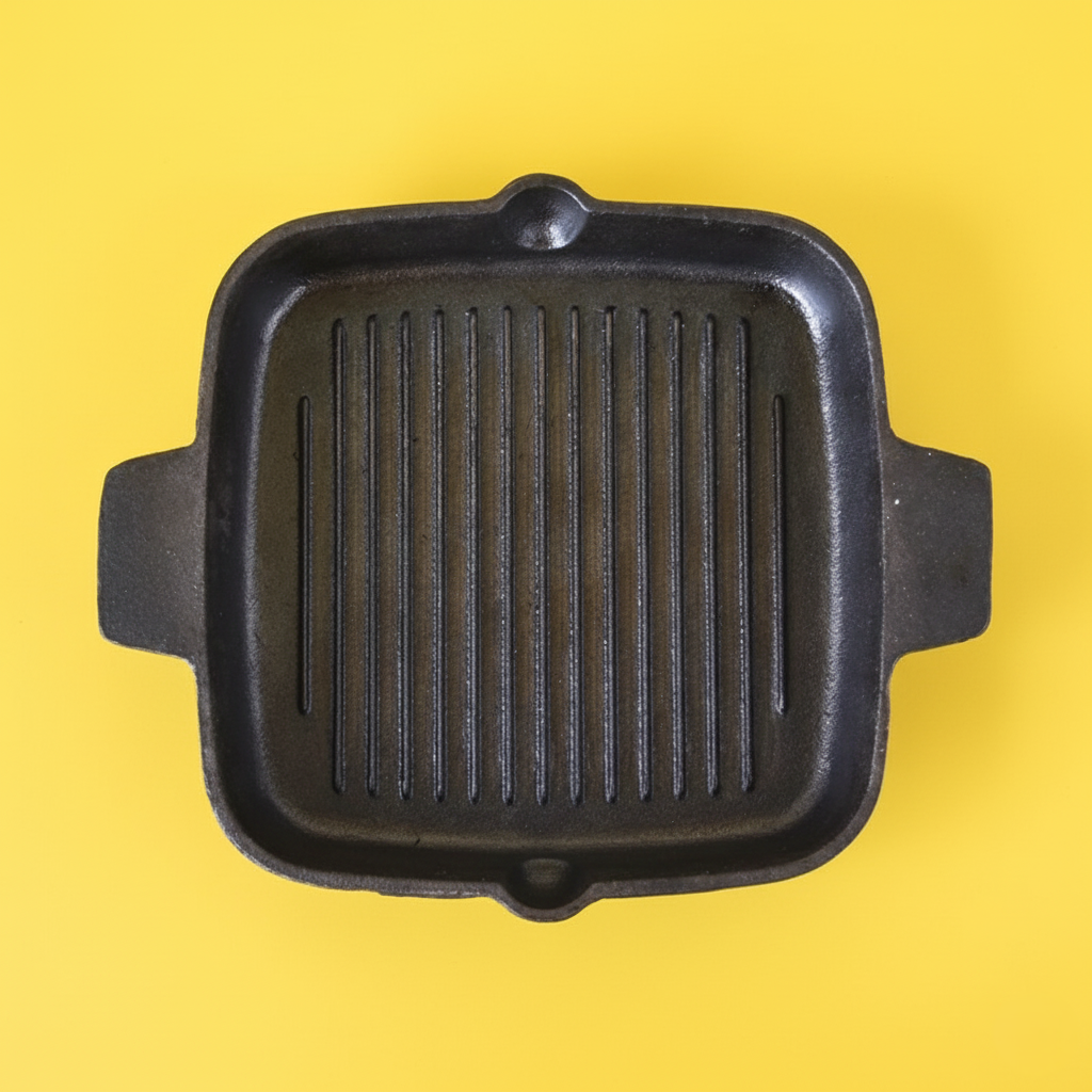 Cast Iron Grill Pan -Naturally Seasoned