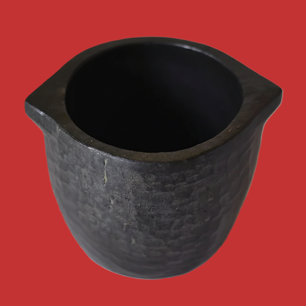 Heritage Soapstone Cookware Duo – Naturally Seasoned Pot & Kadai Set