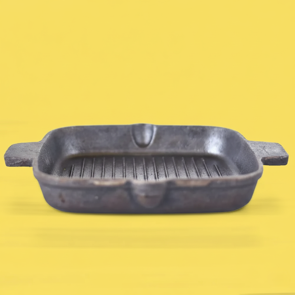 Cast Iron Grill Pan -Naturally Seasoned