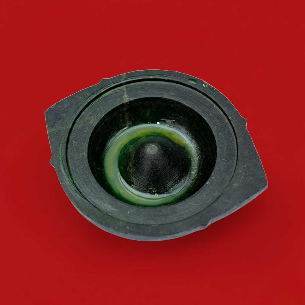 Traditional Soapstone Paniyaram Kal – Large Conical Cavities