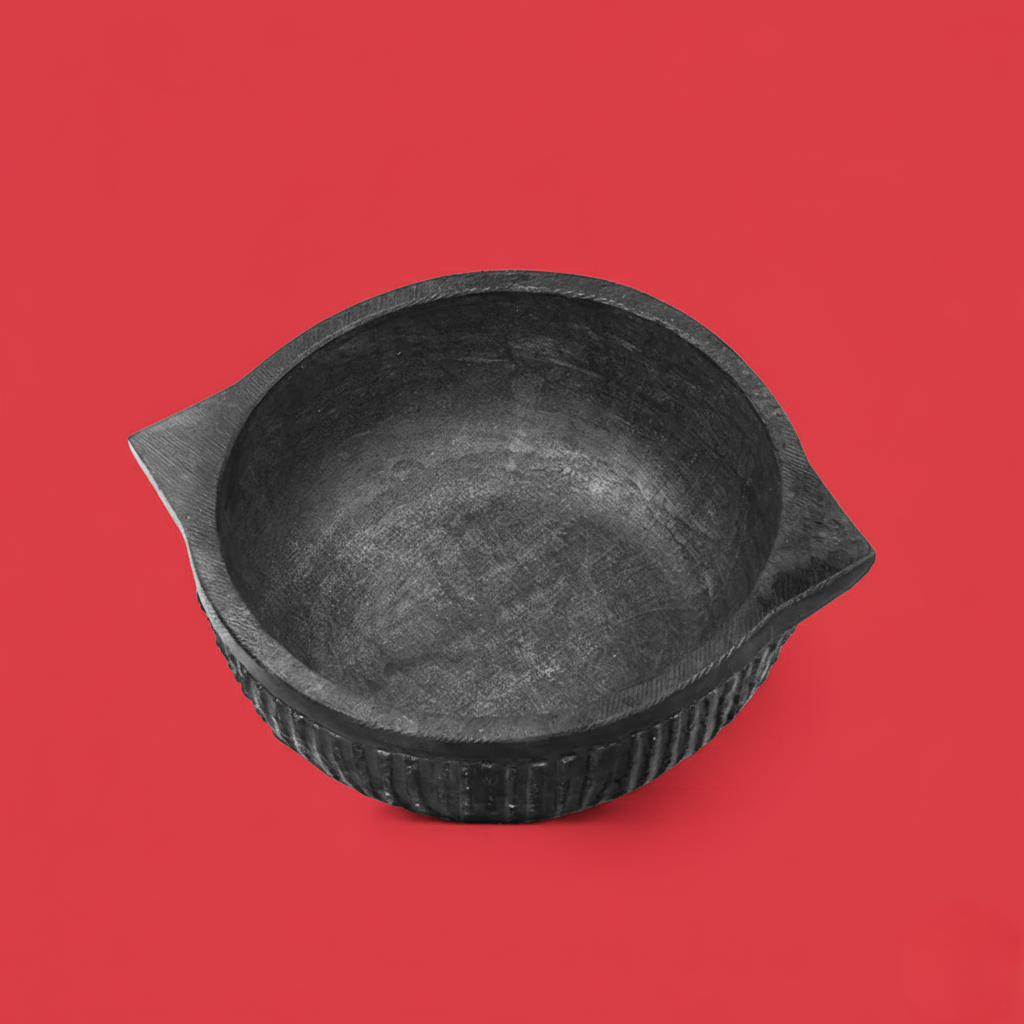 Soapstone Kadai - Naturally Seasoned