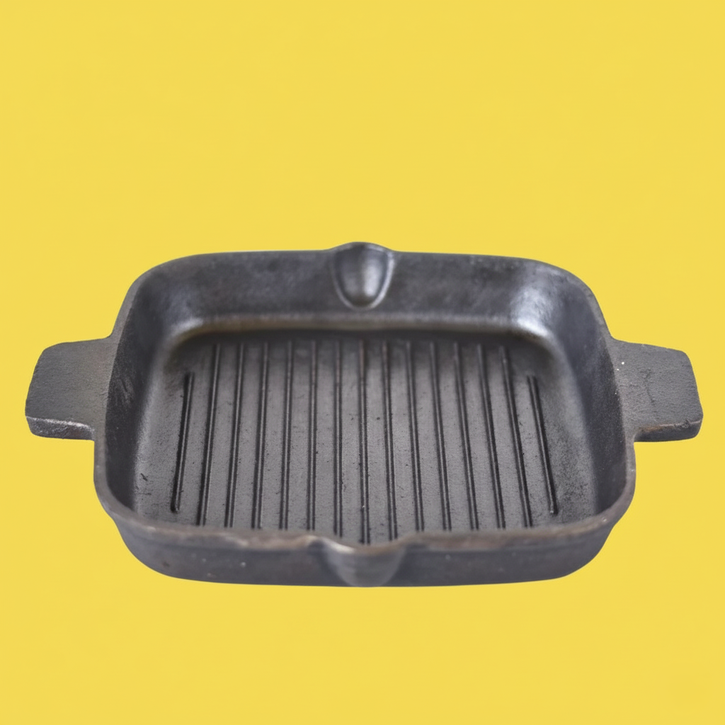 Cast Iron Grill Pan -Naturally Seasoned