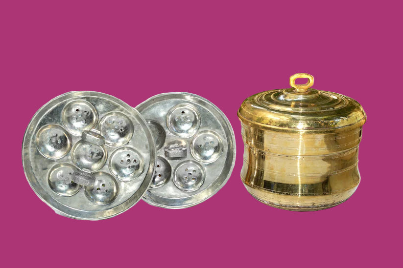 Heritage Brass Idli Maker