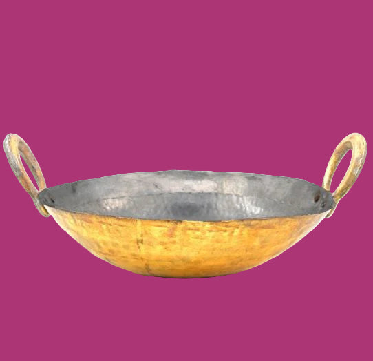 Heritage Brass Kadai – Classic Tin Finish