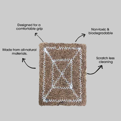 Coconut Coir Scrubber (5 nos)