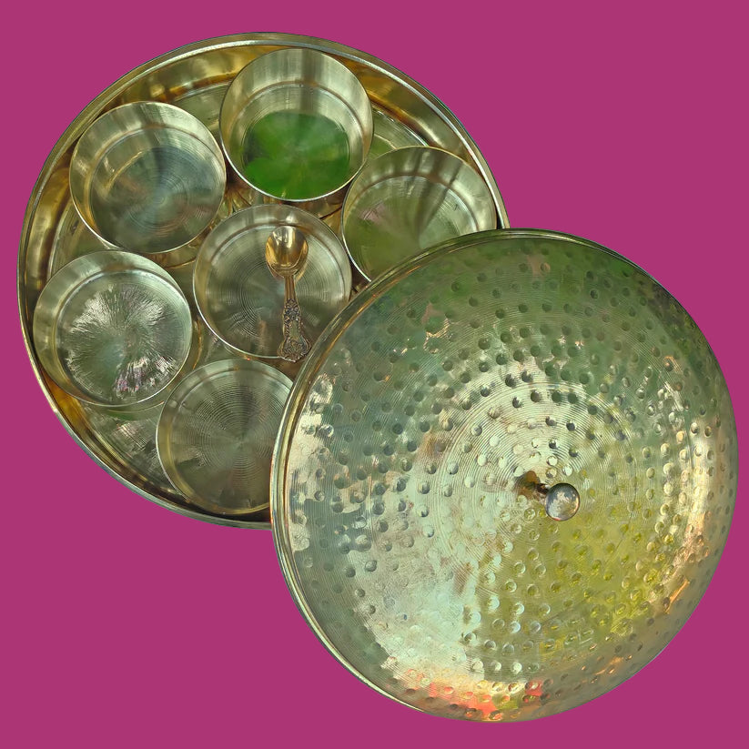 Heritage Brass Anjara Petti – Hammered Glow