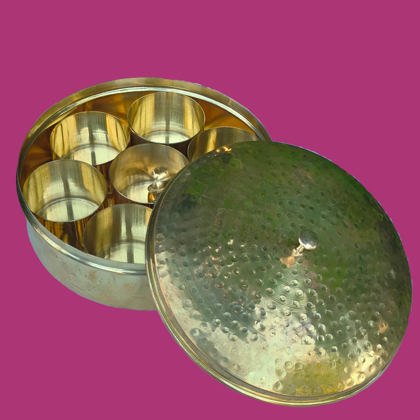 Heritage Brass Anjara Petti – Hammered Glow